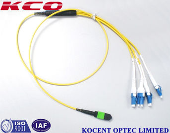 Switchable LC Uniboot MPO Single Mode Mono Mode OS2 Optic Fiber Patch Cables