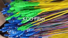 Telecom SC LC FC ST E2000 DIN MU MPO MTP glasvezel patchkabel / glasvezel pigtail (KCO Fiber)
