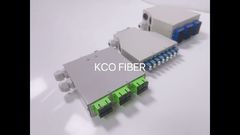 Indoor fiber optic terminal box Dinrail DIN box 6 8 12 ports