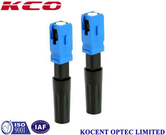 SC UPC Fast Connector with No Special Assembling Tool Factory-Installed Fiber Stub and Easy Operation for FTTH Applications