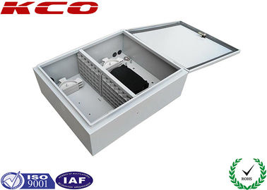 Muur Opgezette Optische Einddoos 72 van de Staalvezel het Verlies van de Vezels0.15db Toevoeging