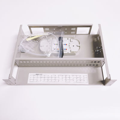 FTTH-het Comité van het Vezelflard Doos 19inch 2U 48 de Simplexlc Duplex van Havenssc