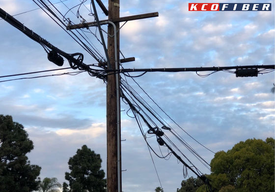 Outdoor All Dielectric Self Supporting SM G652D 12fo 96fo Fiber Optical Cable ADSS