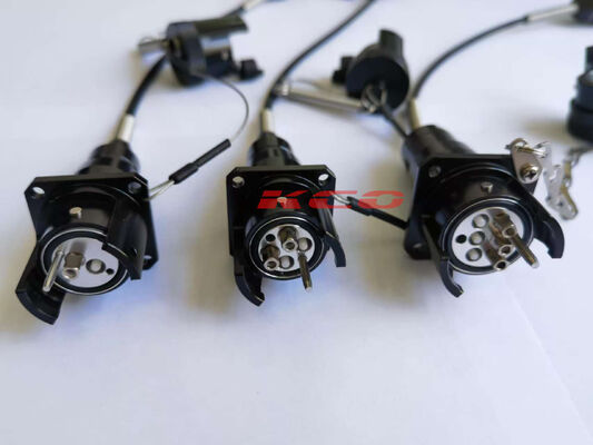 4 Cores IP67 Waterproof YZC04P Tactical Fiber Optic Patch Cord and Waterproof Fiber Optic Connector for Field Fiber Optic Cable