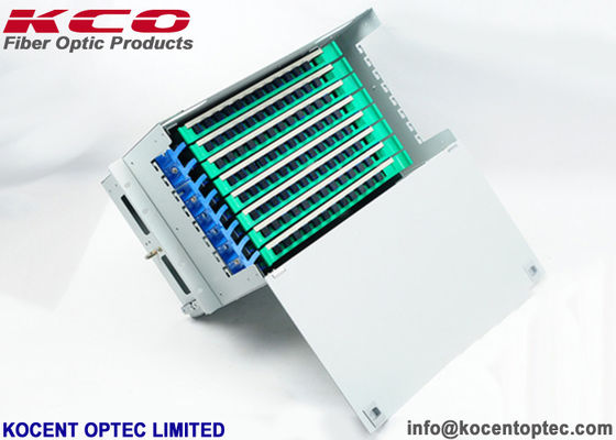 Het 96 Kernrek zet Eenheid van de Vezel de Optisch Einddoos ODF/96fo-Staalmateriaal op