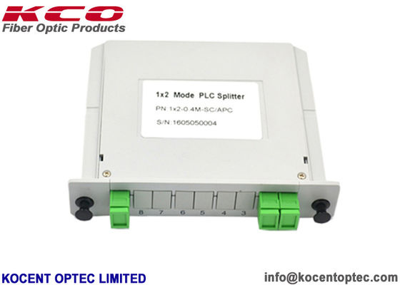 1x2 LGX-type glasvezelsplitter 1*2 SC/APC-connector voor FTTH FTTA-distributiebox