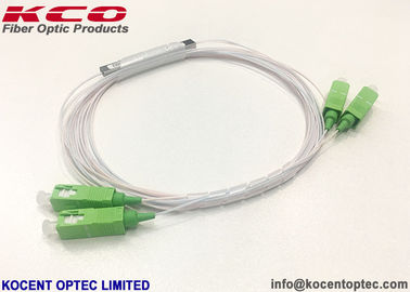 2*2 de miniplc Schakelaar van de Vezel Optische Splitser SC/APC voor FTTH FTTA 0.9mm 1.0m