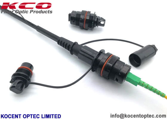 Weather Resistant OptiTap Connector FTTA Fiber Optic Patch Cord with Multiple Core Options for Telecommunication Networks
