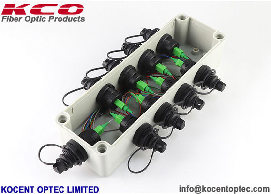 FTTH FTTA Buitenwaterdicht SC APC Adapter Glasvezel Splice Closure 1*8 Splitter