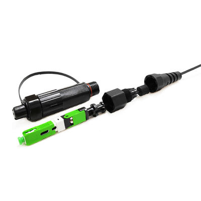 IP68 Waterproof SC Fast Connector with G652/G657 Fiber Type and Low Insertion Loss for FTTH Drop Cable